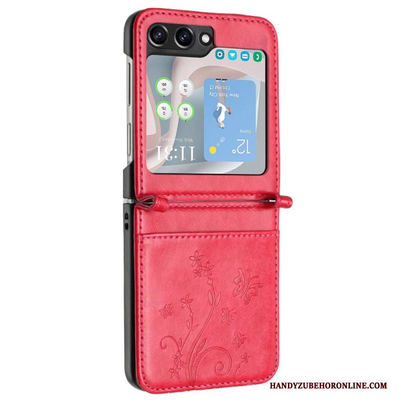 Hülle Samsung Galaxy Z Flip 7 Fe Schmetterlinge Und Blumen