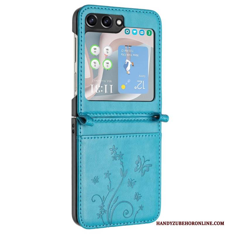 Hülle Samsung Galaxy Z Flip 7 Fe Schmetterlinge Und Blumen