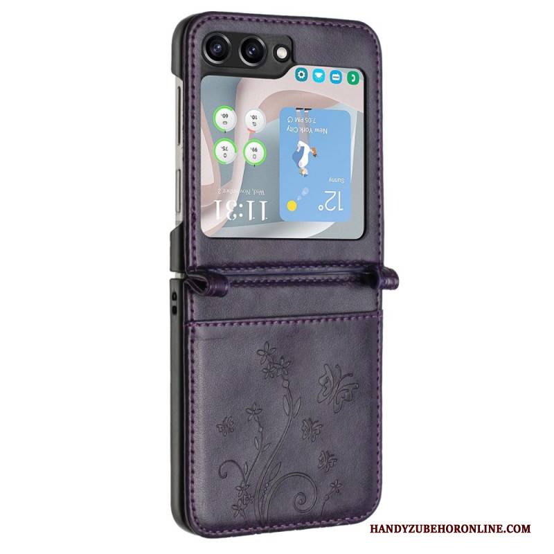 Hülle Samsung Galaxy Z Flip 7 Fe Schmetterlinge Und Blumen