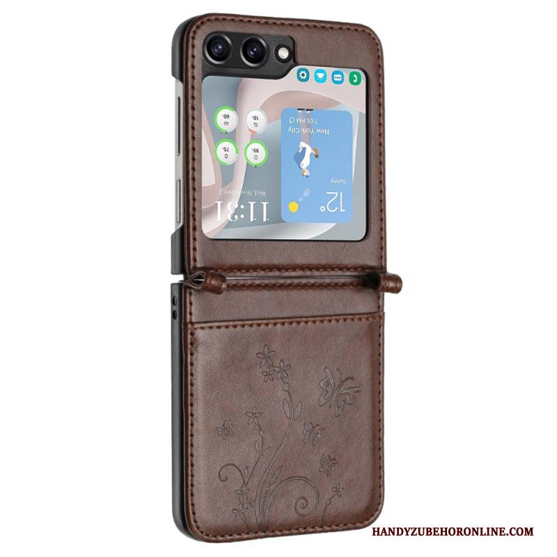 Hülle Samsung Galaxy Z Flip 7 Fe Schmetterlinge Und Blumen