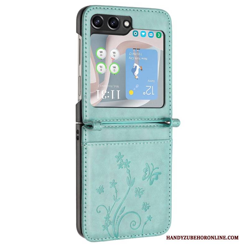 Hülle Samsung Galaxy Z Flip 7 Fe Schmetterlinge Und Blumen