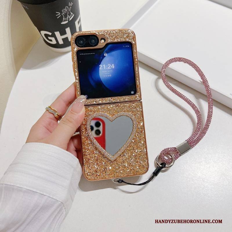 Hülle Samsung Galaxy Z Flip 7 Fe Spiegel Und Tragegurt