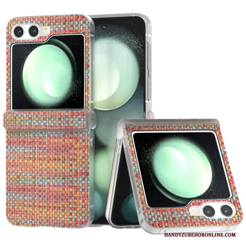 Hülle Samsung Galaxy Z Flip 7 Fe Stoffeffekt