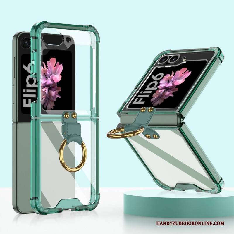 Hülle Samsung Galaxy Z Flip 7 Fe Transparenter Ringhalter Gkk