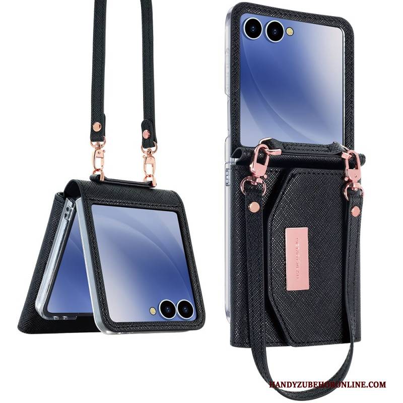 Hülle Samsung Galaxy Z Flip 7 Geldbörse & Schultergurt