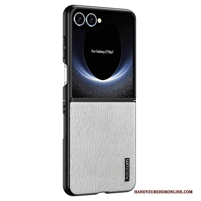 Hülle Samsung Galaxy Z Flip 7 Handyhülle Holzstruktur