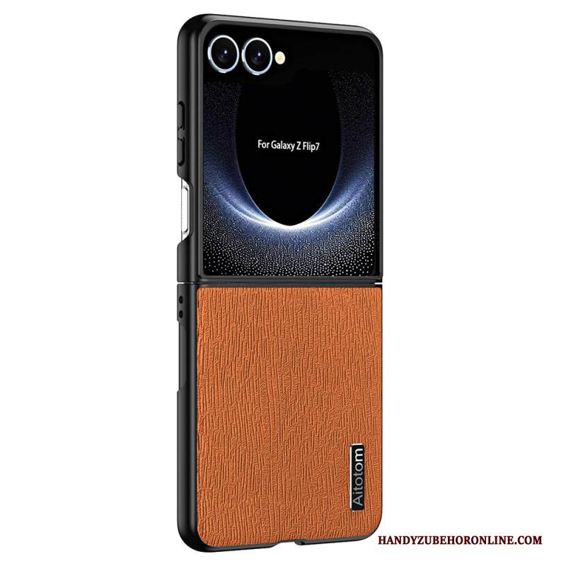 Hülle Samsung Galaxy Z Flip 7 Handyhülle Holzstruktur