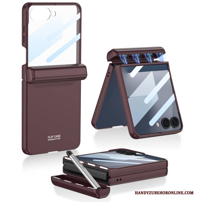 Hülle Samsung Galaxy Z Flip 7 Handyhülle Klassisch Mit Gkk-scharnier