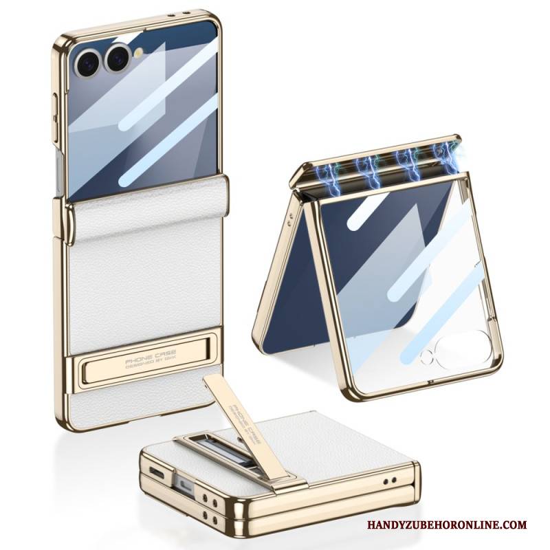 Hülle Samsung Galaxy Z Flip 7 Handyhülle Kunstleder Und Gkk-unterstützung