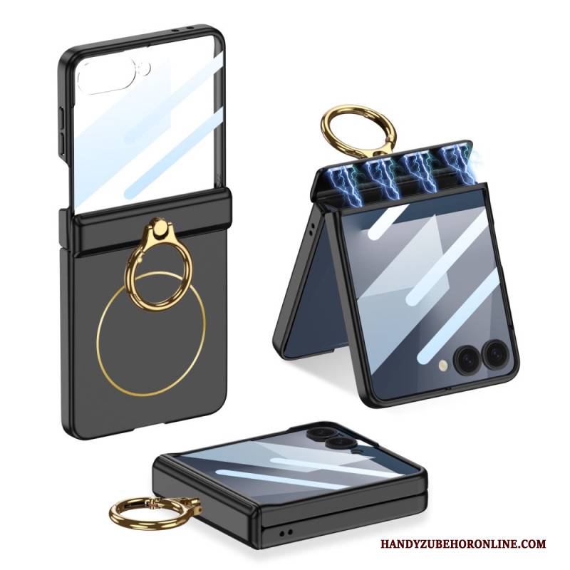 Hülle Samsung Galaxy Z Flip 7 Handyhülle Magnetisch Mit Ringhalter Gkk
