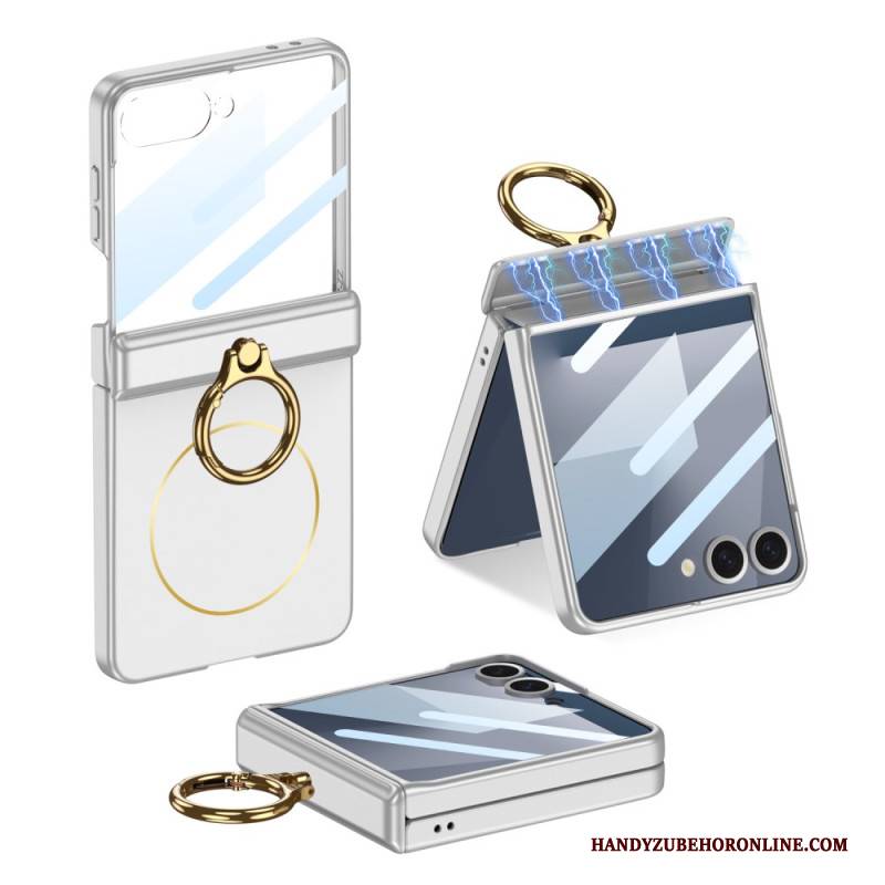Hülle Samsung Galaxy Z Flip 7 Handyhülle Magnetisch Mit Ringhalter Gkk