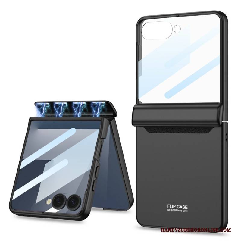 Hülle Samsung Galaxy Z Flip 7 Handyhülle Magnetischer Scharnierschutz Und Displayschutz