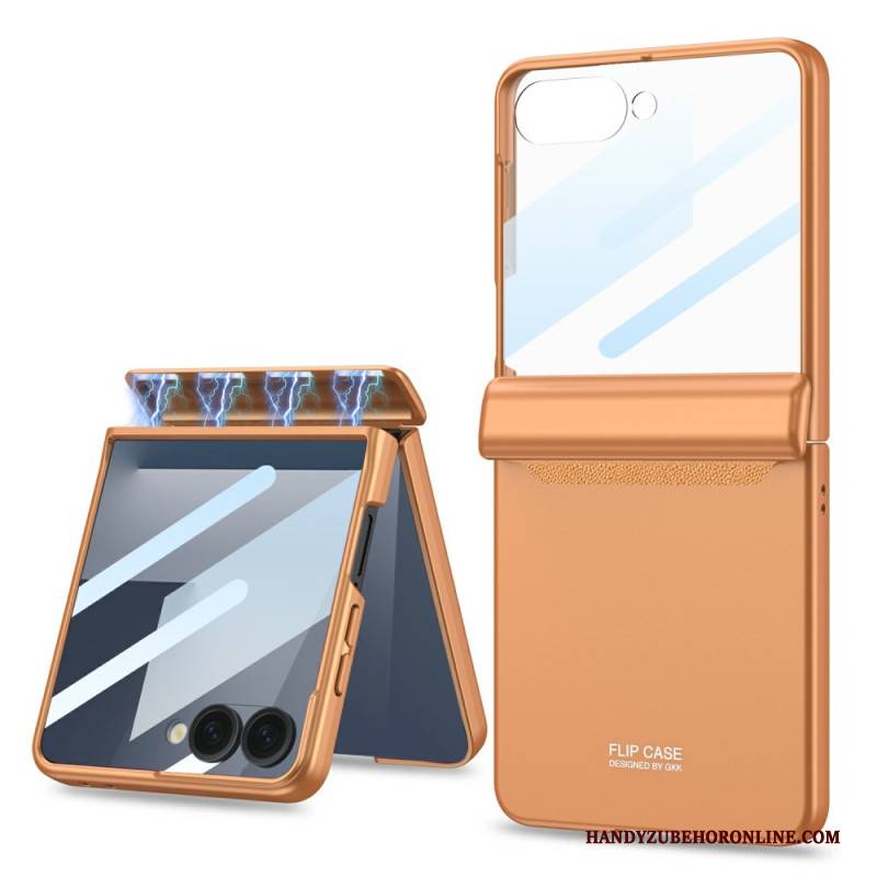 Hülle Samsung Galaxy Z Flip 7 Handyhülle Magnetischer Scharnierschutz Und Displayschutz