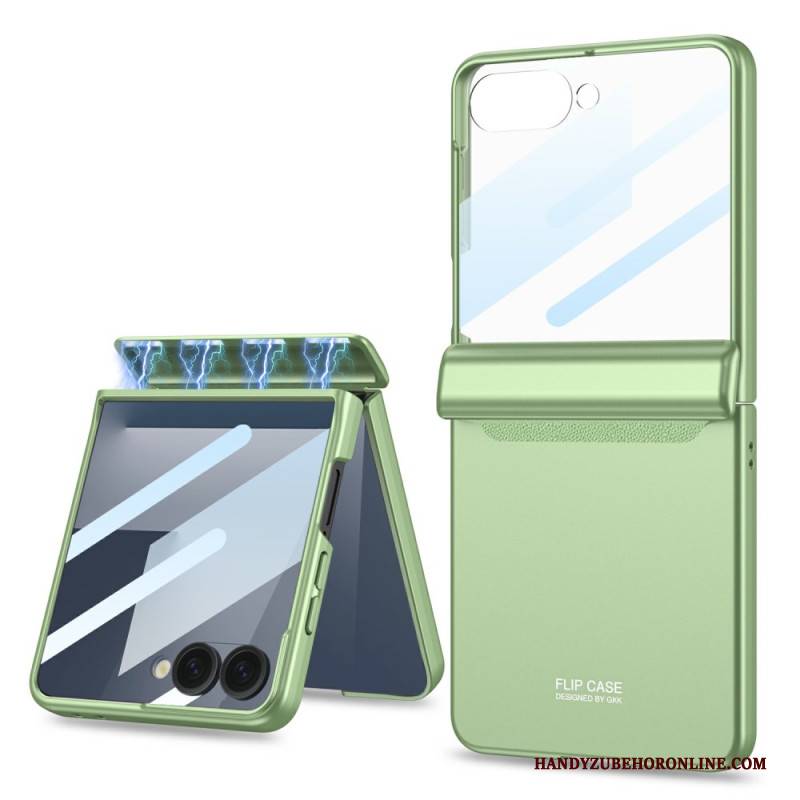 Hülle Samsung Galaxy Z Flip 7 Handyhülle Magnetischer Scharnierschutz Und Displayschutz