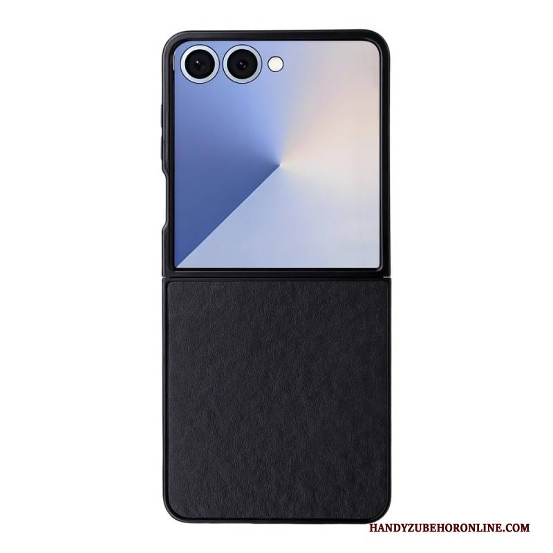 Hülle Samsung Galaxy Z Flip 7 Handyhülle Monochrome Lederoptik