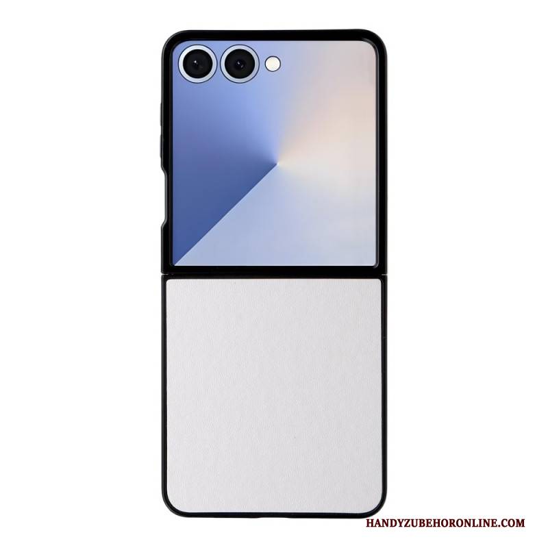 Hülle Samsung Galaxy Z Flip 7 Handyhülle Monochrome Lederoptik