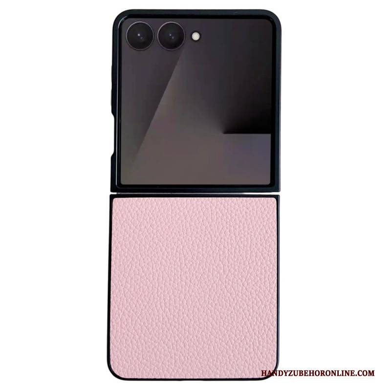 Hülle Samsung Galaxy Z Flip 7 Handyhülle Strukturierte Lederoptik