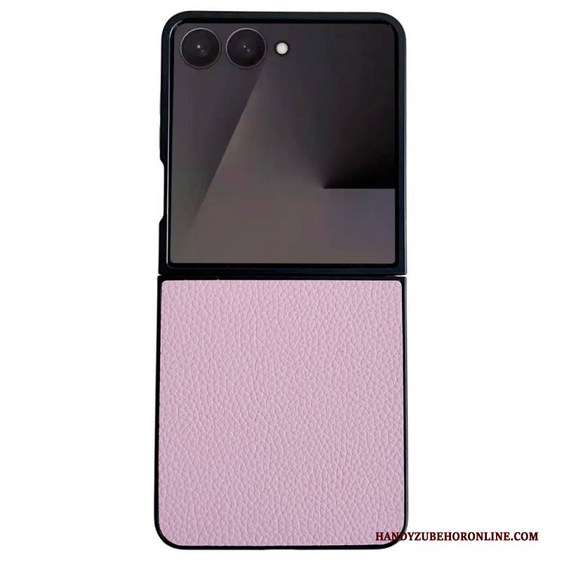 Hülle Samsung Galaxy Z Flip 7 Handyhülle Strukturierte Lederoptik