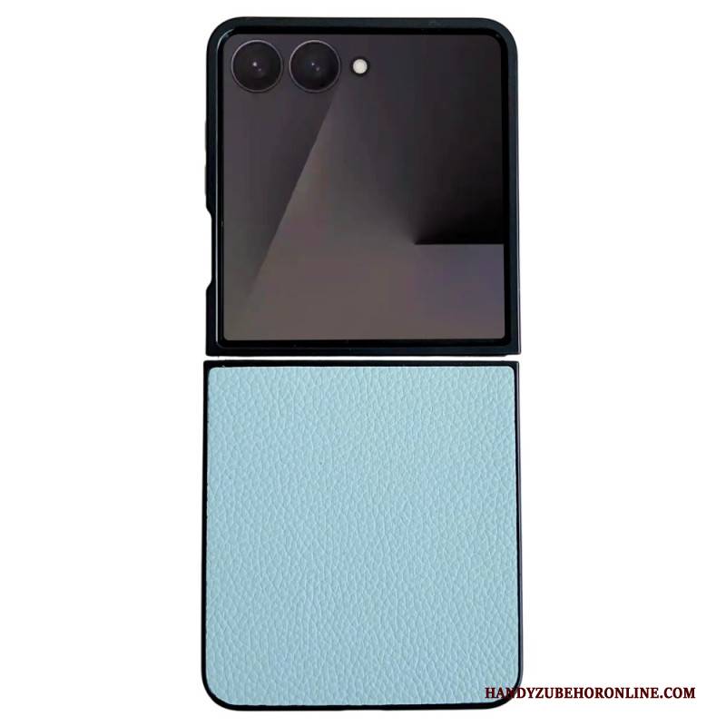 Hülle Samsung Galaxy Z Flip 7 Handyhülle Strukturierte Lederoptik