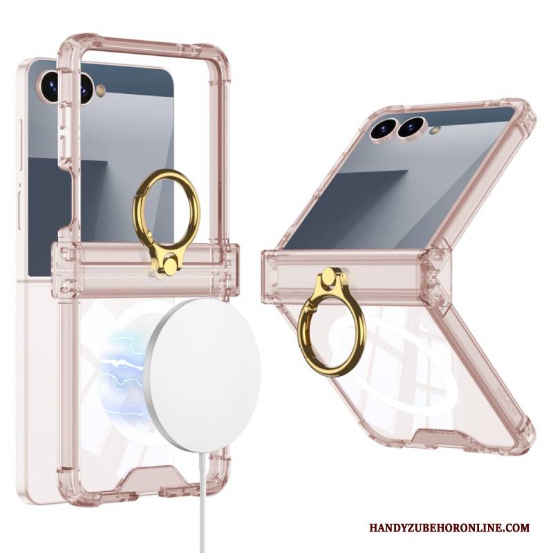 Hülle Samsung Galaxy Z Flip 7 Magnet-charm Mit Ringhalter