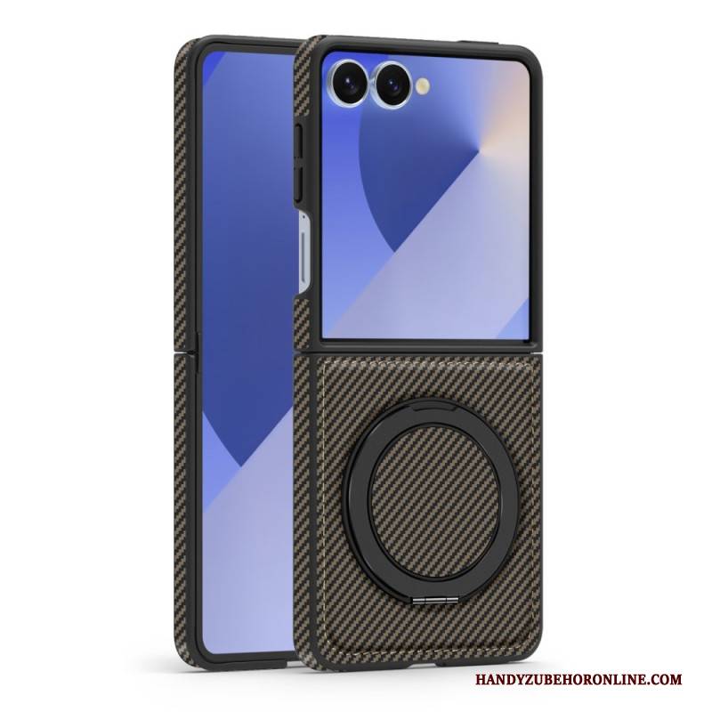 Hülle Samsung Galaxy Z Flip 7 Magnetische Kohlefaser