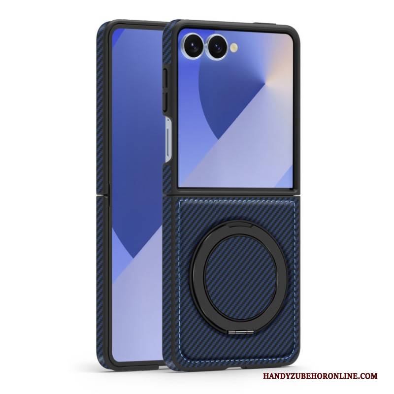 Hülle Samsung Galaxy Z Flip 7 Magnetische Kohlefaser