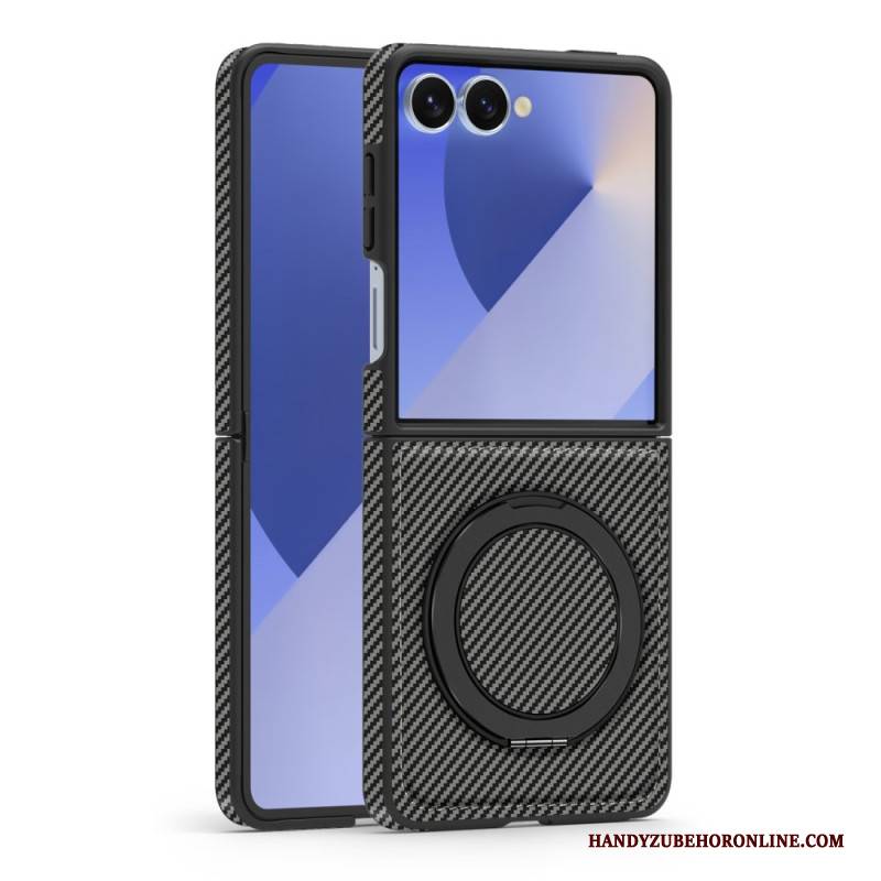 Hülle Samsung Galaxy Z Flip 7 Magnetische Kohlefaser