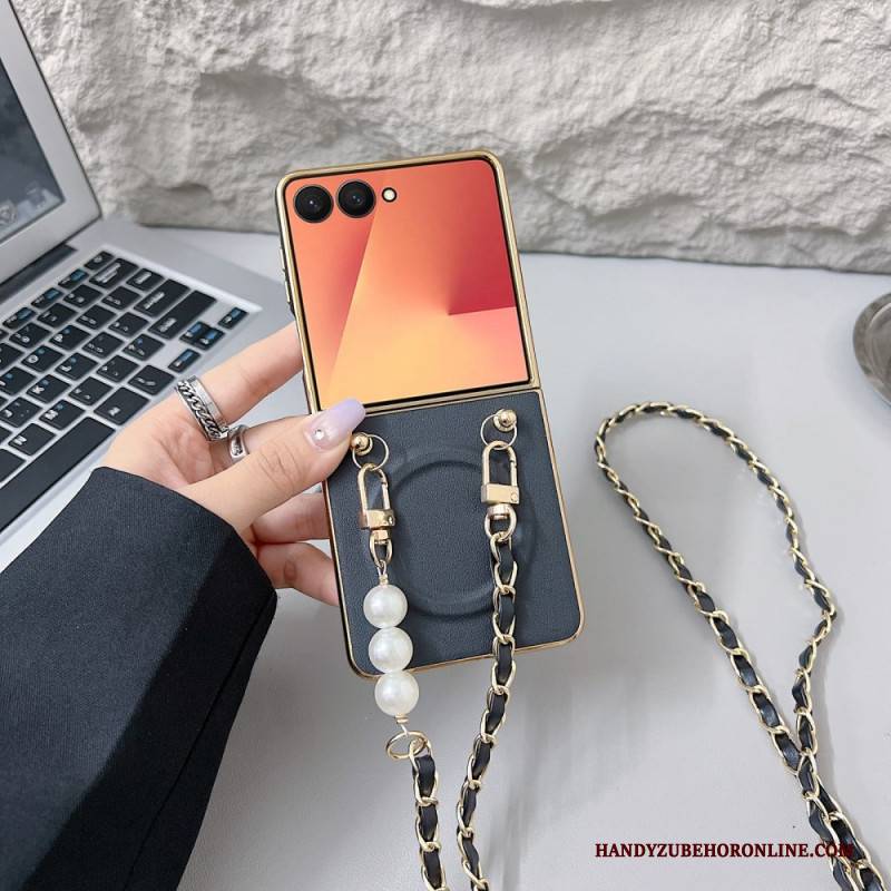 Hülle Samsung Galaxy Z Flip 7 Magnetischer Anhängerriemen