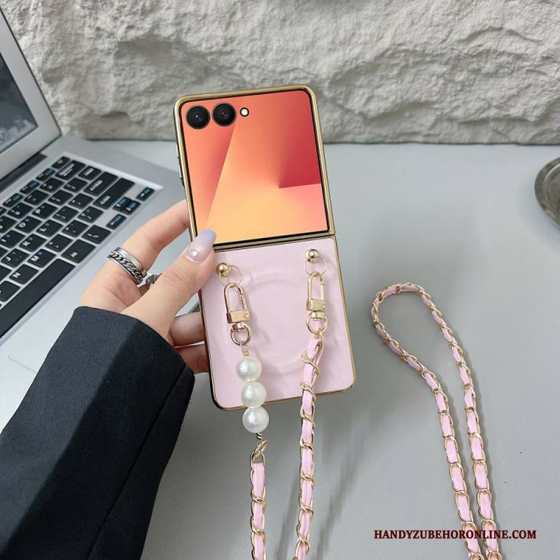 Hülle Samsung Galaxy Z Flip 7 Magnetischer Anhängerriemen