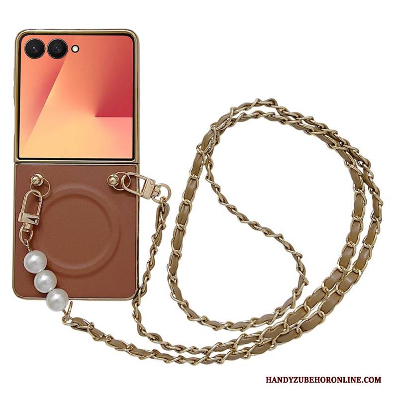 Hülle Samsung Galaxy Z Flip 7 Magnetischer Anhängerriemen