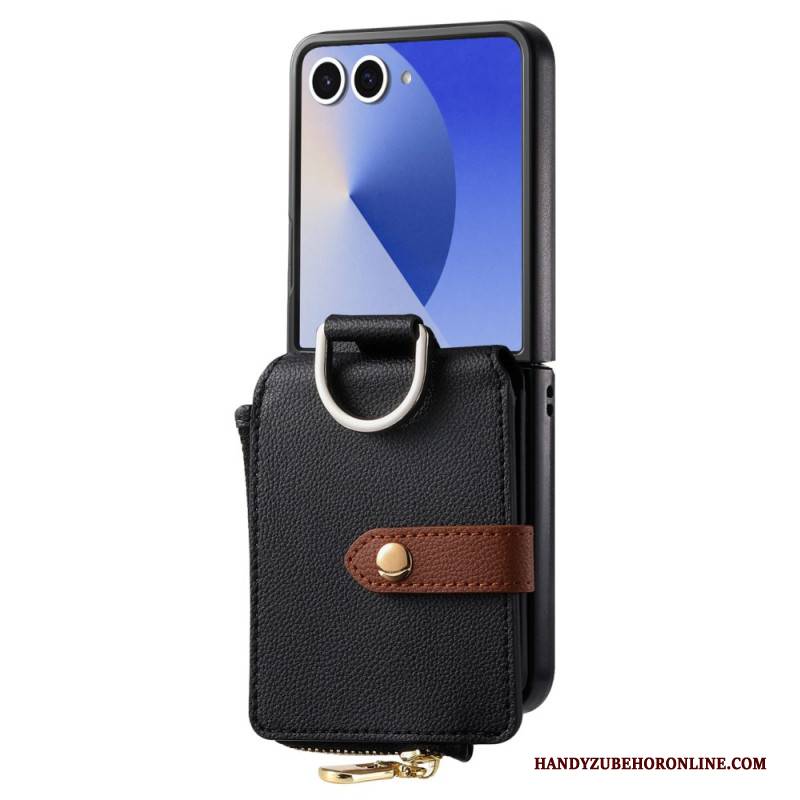 Hülle Samsung Galaxy Z Flip 7 Münzgeldbörse Und Ringhalter