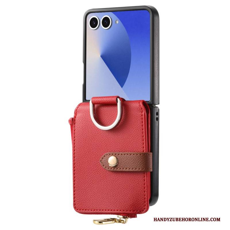 Hülle Samsung Galaxy Z Flip 7 Münzgeldbörse Und Ringhalter