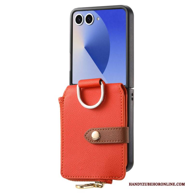 Hülle Samsung Galaxy Z Flip 7 Münzgeldbörse Und Ringhalter