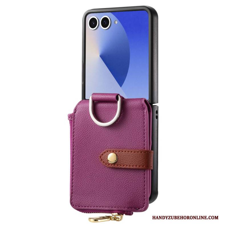 Hülle Samsung Galaxy Z Flip 7 Münzgeldbörse Und Ringhalter