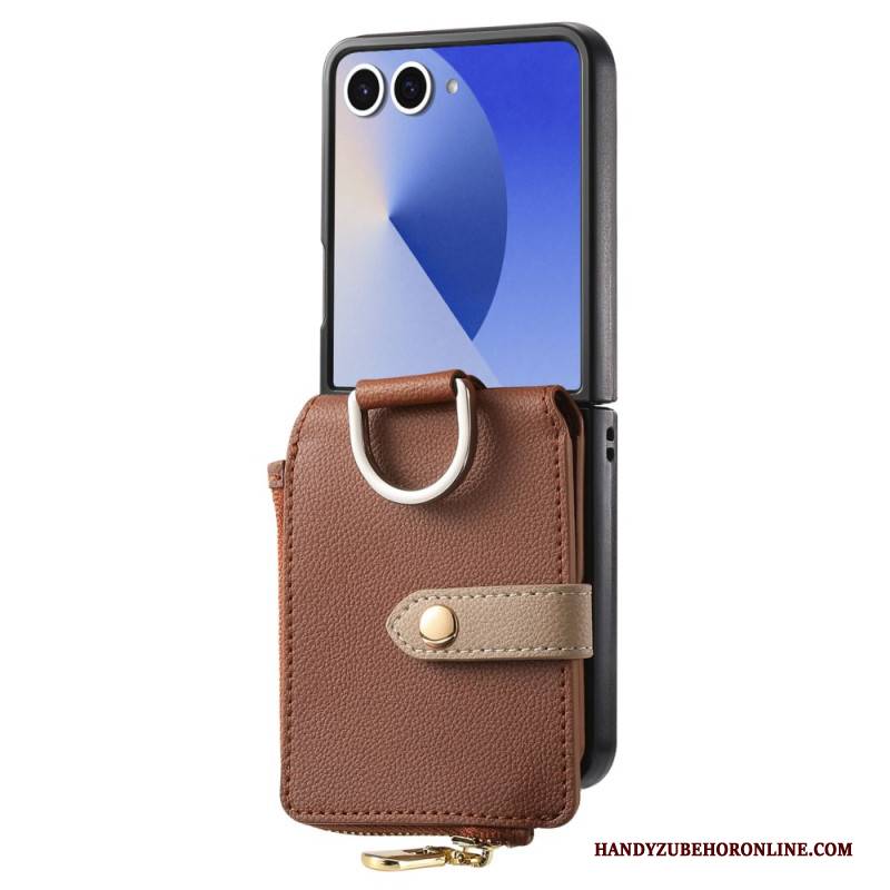 Hülle Samsung Galaxy Z Flip 7 Münzgeldbörse Und Ringhalter