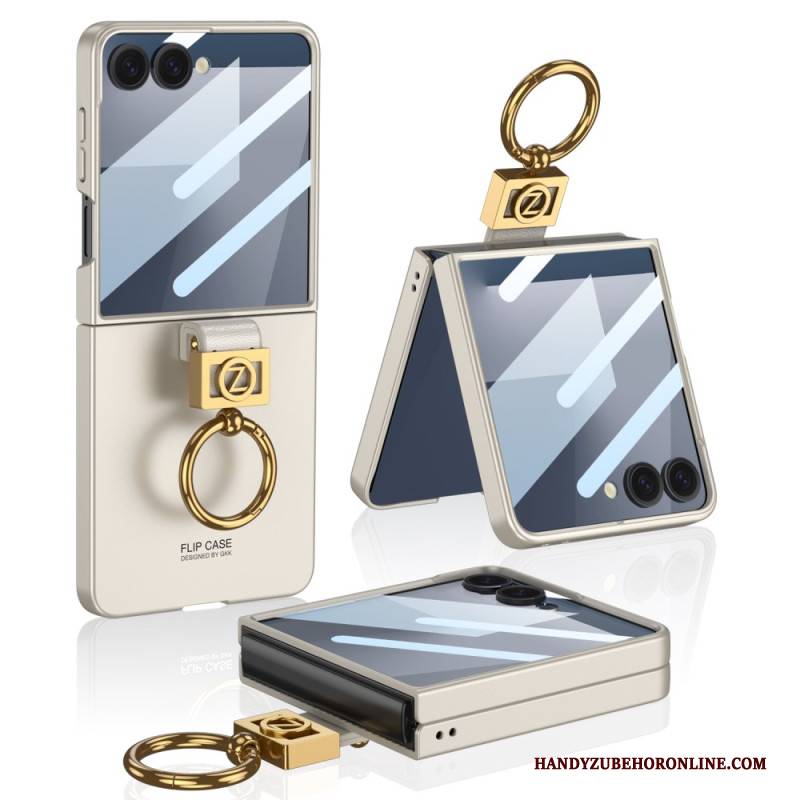 Hülle Samsung Galaxy Z Flip 7 Ringhalter Und Displayschutzfolie