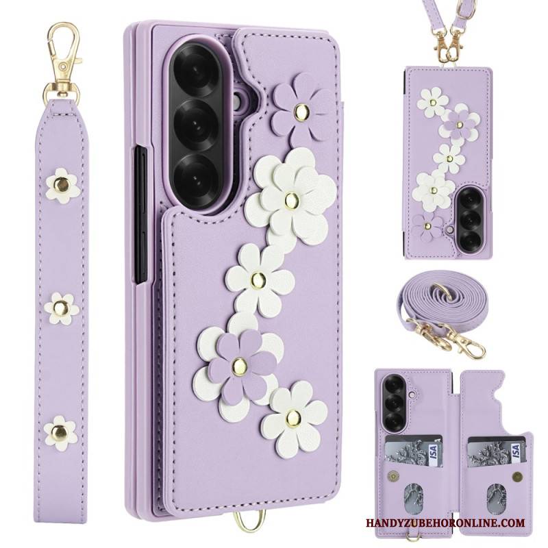 Hülle Samsung Galaxy Z Fold 7 3d-blumen-kartenhalter Und Ständer