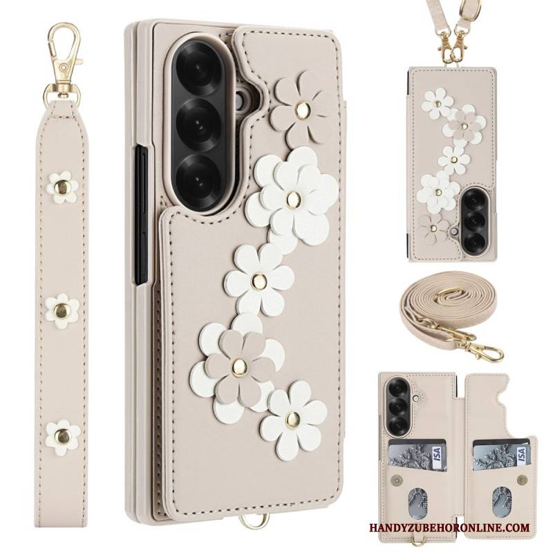 Hülle Samsung Galaxy Z Fold 7 3d-blumen-kartenhalter Und Ständer
