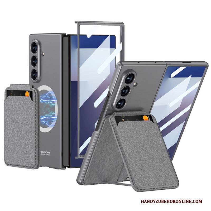 Hülle Samsung Galaxy Z Fold 7 Abnehmbarer Kartenhalter Und Integrierter Ständer