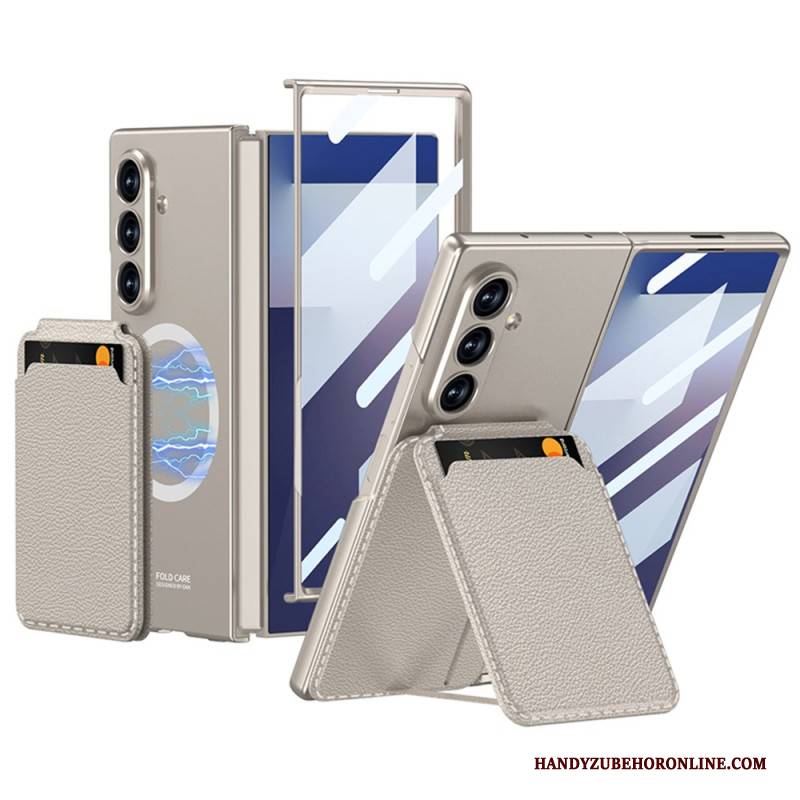 Hülle Samsung Galaxy Z Fold 7 Abnehmbarer Kartenhalter Und Integrierter Ständer