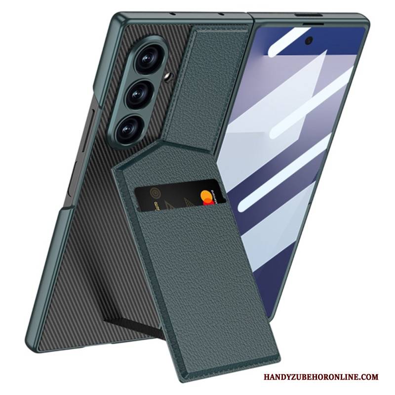 Hülle Samsung Galaxy Z Fold 7 Handyhülle Integrierter Kartenhalter