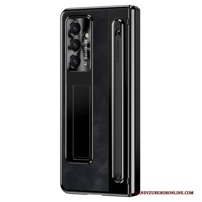 Hülle Samsung Galaxy Z Fold 7 Handyhülle Ständer Und Stifthalter In Lederoptik