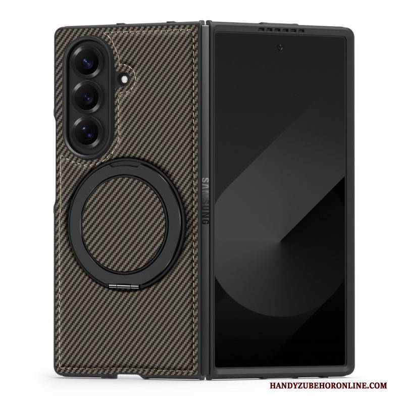 Hülle Samsung Galaxy Z Fold 7 Magnetische Strukturierte Kohlefaser