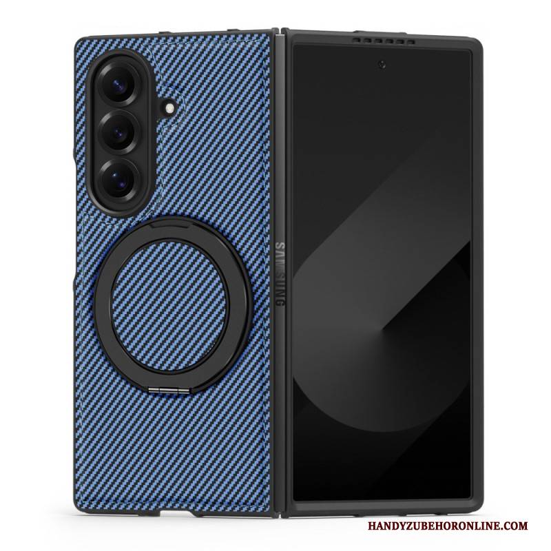 Hülle Samsung Galaxy Z Fold 7 Magnetische Strukturierte Kohlefaser