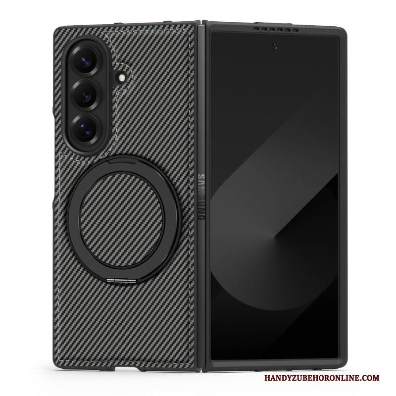 Hülle Samsung Galaxy Z Fold 7 Magnetische Strukturierte Kohlefaser