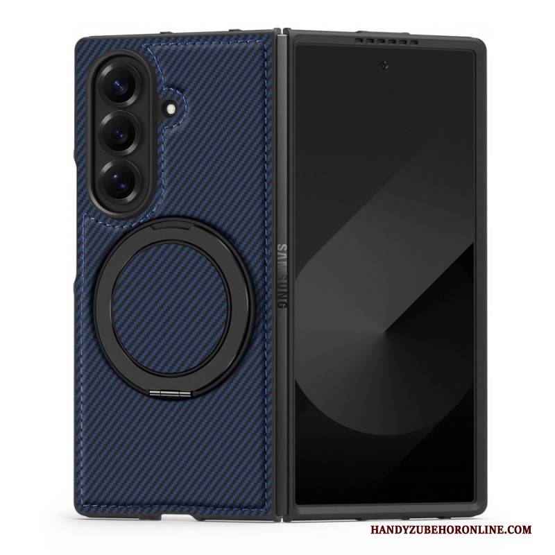 Hülle Samsung Galaxy Z Fold 7 Magnetische Strukturierte Kohlefaser