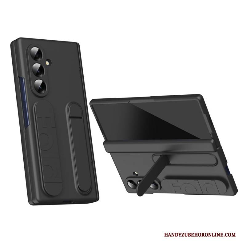 Hülle Samsung Galaxy Z Fold 7 Manuelle Schlaufe Und Displayschutzfolie Aus Gehärtetem Glas Schutzhülle