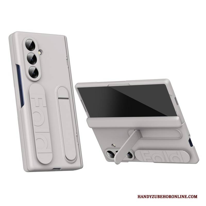 Hülle Samsung Galaxy Z Fold 7 Manuelle Schlaufe Und Displayschutzfolie Aus Gehärtetem Glas Schutzhülle