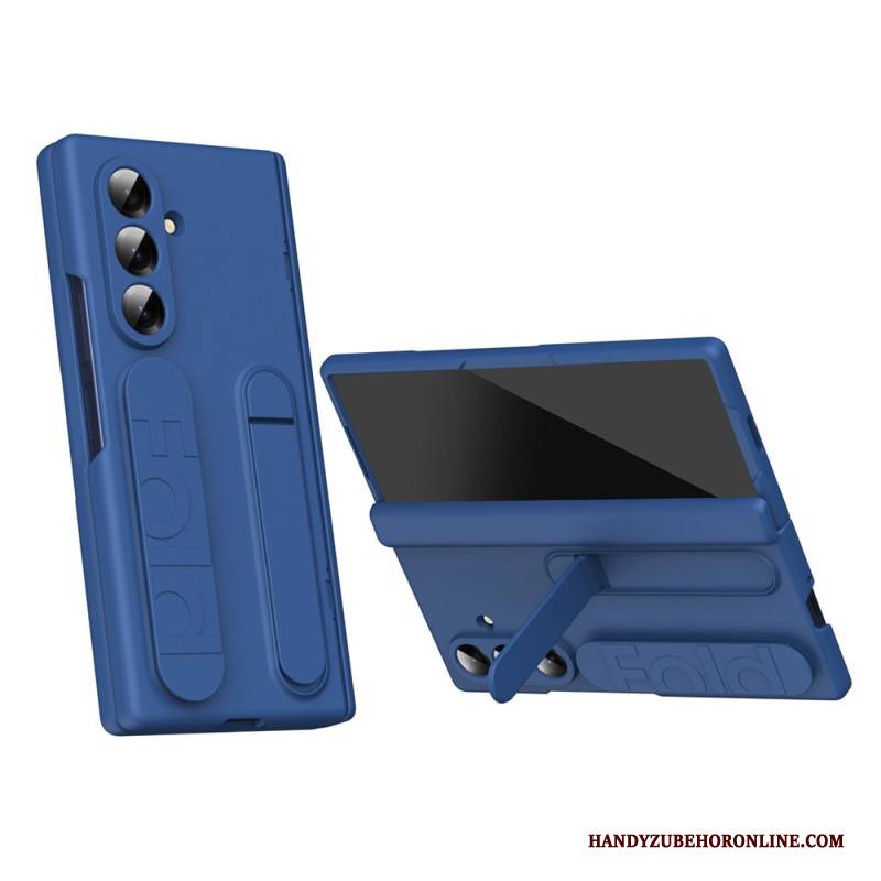 Hülle Samsung Galaxy Z Fold 7 Manuelle Schlaufe Und Displayschutzfolie Aus Gehärtetem Glas Schutzhülle