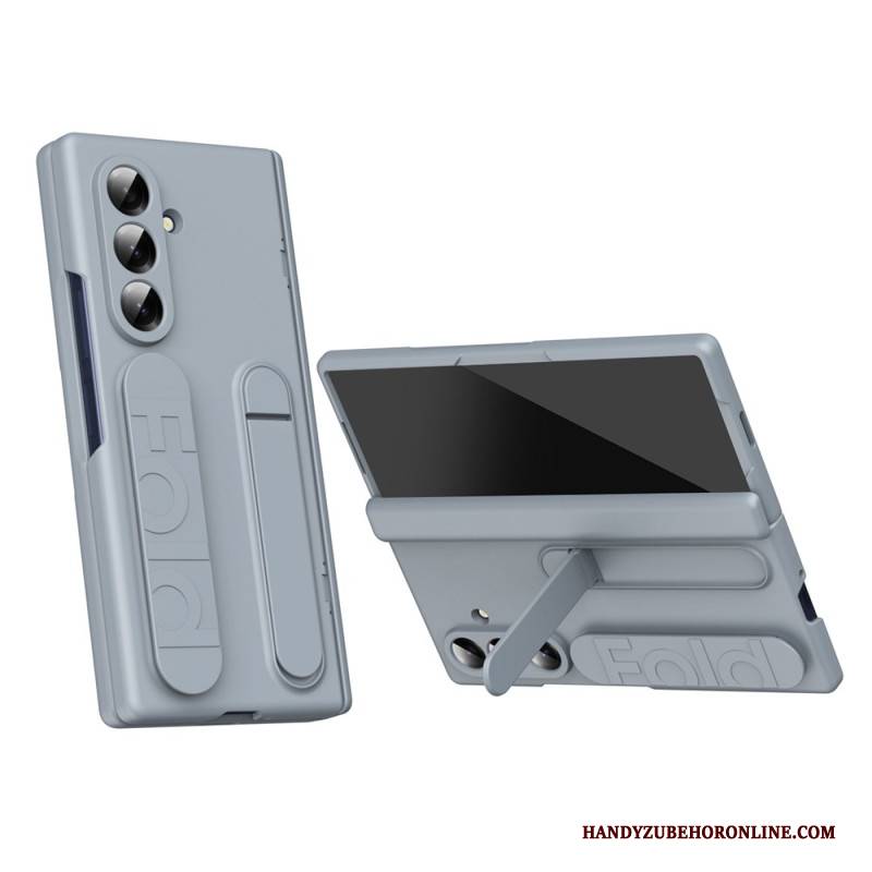 Hülle Samsung Galaxy Z Fold 7 Manuelle Schlaufe Und Displayschutzfolie Aus Gehärtetem Glas Schutzhülle